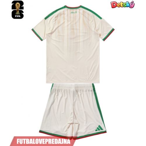 Lacne Dětský Futbalové dres Alžírsko MS 2026 Krátky Rukáv - Domáci (+ trenírky)